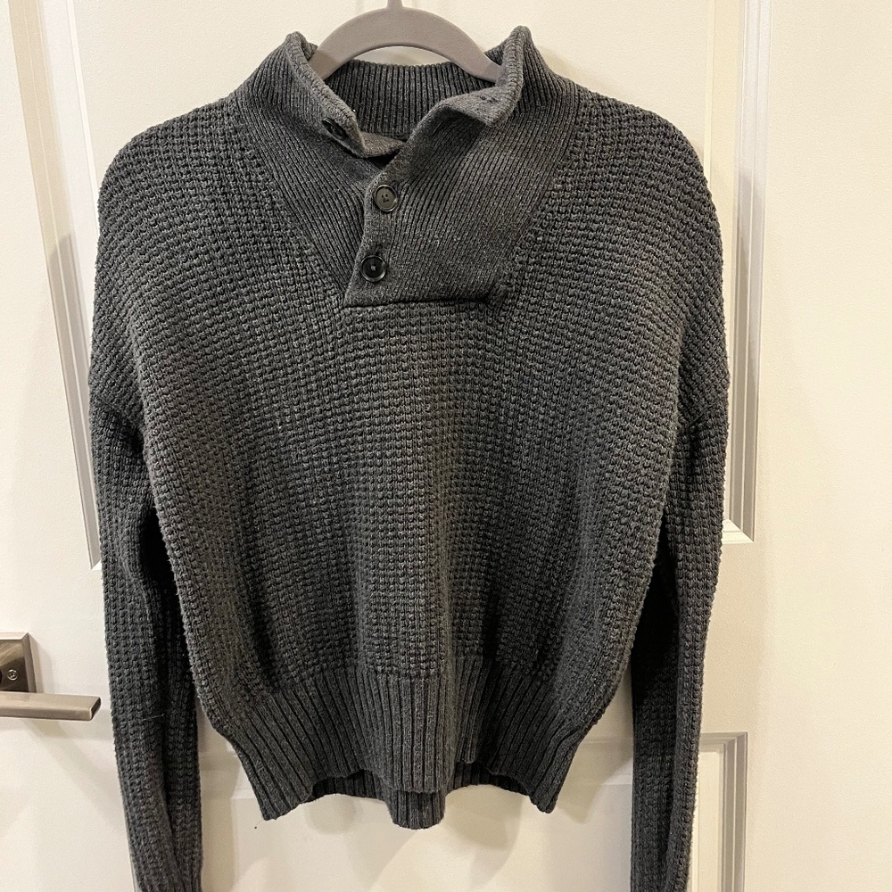 Cowl neck gray GAP sweater